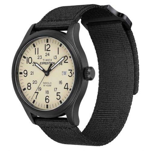 20MM Rugged Nylon Band Compatible with Timex Weekender 38mm / Expedition Scout 40mm, Acadia, Digital CAT, Field, Rugged Core Analog Watches, Soft Replacement Strap for Men's 39mm, 40mm, 43mm Models