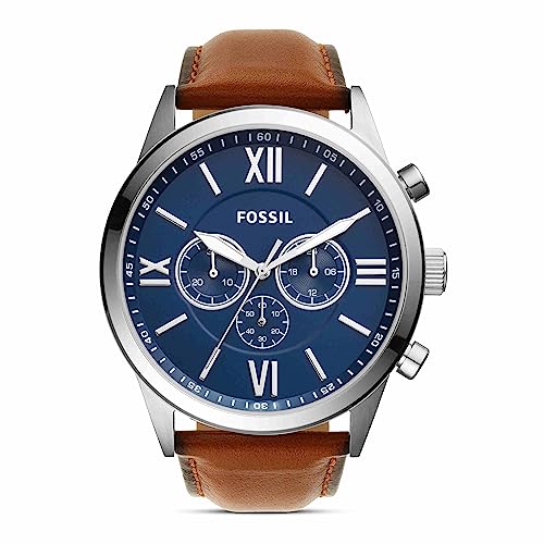 Flynn Chronograph Brown Leather Watch