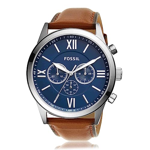 Flynn Chronograph Brown Leather Watch
