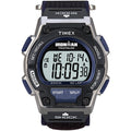 Timex Men's Ironman Triathlon Endure 30 Shock 42mm Watch – Black & Silver-Tone Case with Black Fast Wrap Strap