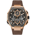 Bulova Men's Precisionist X Chronograph Special Edition Brown Leather Strap Watch | 44.5mm | 98B356