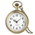 Fogitbok Vintage Pocket Watches for Men Womens Pocket Watch with Chain
