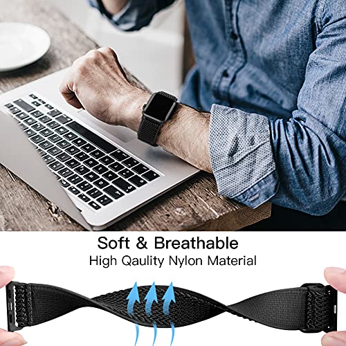 Lerobo Elastic Bands Compatible with Apple Watch 44mm 45mm 46mm 42mm 49mm 40mm for Women Men,Stretchy Solo Loop Soft Nylon Adjustable Solo Loop Sport Bands for iWatch SE Series 11 10 9 8 7 6 5 4 3 2 1