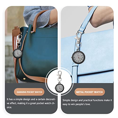 balacoo Clip On Pocket Watch - Nurses Watches for Women Men, Badge Watch