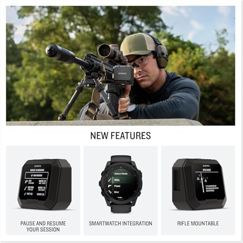Garmin Xero C2 Chronograph, Compact Ballistic Velocity Measurement Device, 100–5000 FPS Range, Rapid Fire Support, Smartwatch and ShotView App Compatible Bundle