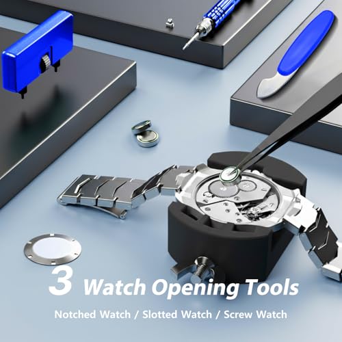 EasyTime Watch Battery Replacement Kit: Professional Watch Repair Tools Set