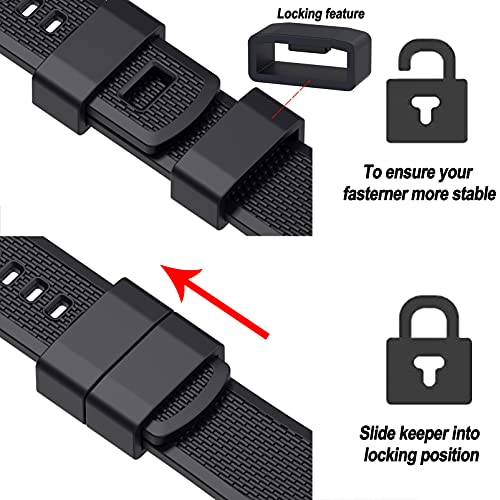 Hemsut Silicone Watch Bands, 18mm 20mm 22mm Quick Release Rubber Watch Strap for Men Women Soft Replacement, 10 Colors for Choose