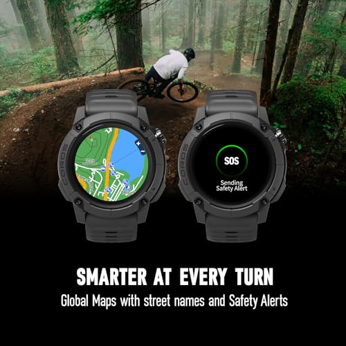 COROS Nomad GPS Outdoor Watch, 22-Day Battery Life, Fishing- Ash
