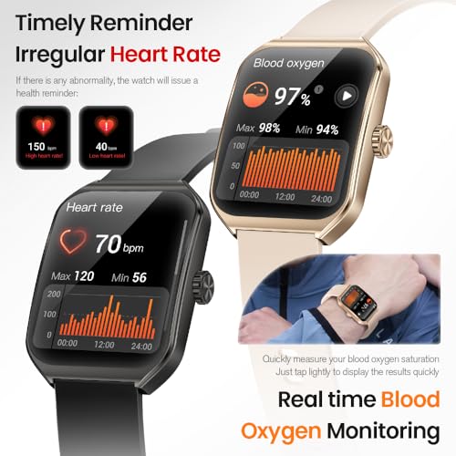 AOLON 1.83" Smart Watch 3D Curved Glass IP68 Waterproof Fitness Tracker