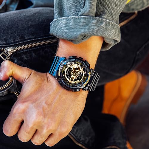 G-Shock X-Large Combi GA110 Black/Gold One Size