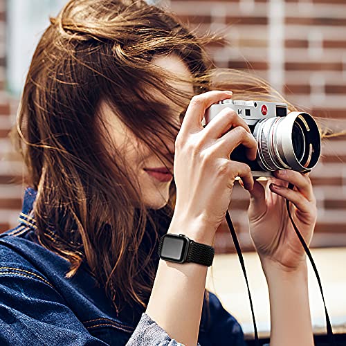 Lerobo Elastic Bands Compatible with Apple Watch 44mm 45mm 46mm 42mm 49mm 40mm for Women Men,Stretchy Solo Loop Soft Nylon Adjustable Solo Loop Sport Bands for iWatch SE Series 11 10 9 8 7 6 5 4 3 2 1