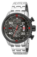 Invicta Men's 17204 AVIATOR Analog Display Japanese Quartz Silver Watch