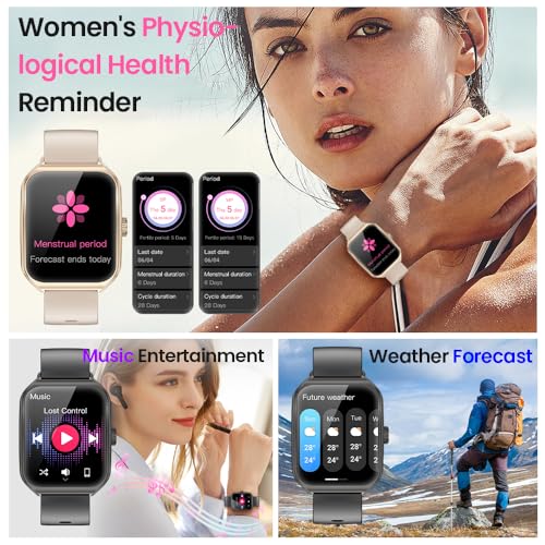 AOLON 1.83" Smart Watch 3D Curved Glass IP68 Waterproof Fitness Tracker