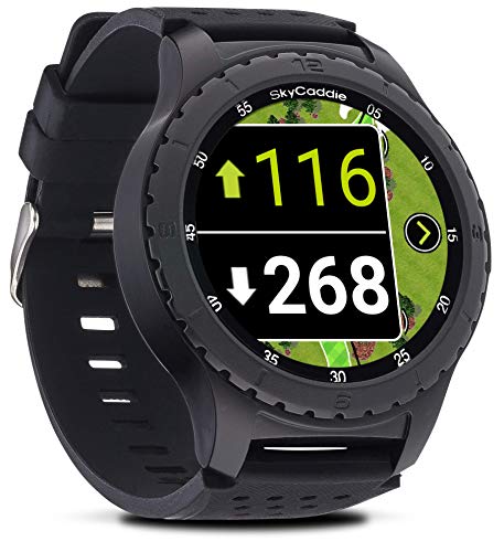 SkyCaddie LX5, GPS Golf Watch with Touchscreen Display and HD Color CourseView Maps, Black, Small