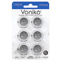 Voniko CR2032 3V Lithium Batteries 6 Pack for Child Safety, Compatible with AirTag, Key Fobs, Thermometers, Scales – 7 Years Shelf Life