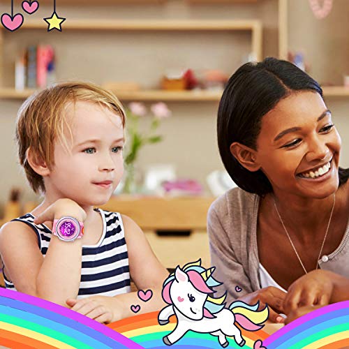 VAPCUFF Gifts for Girls, Watches for Kids Ages 3-10 - Unicorn Pink