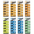Siiboat Watch Batteries 80PCS - AG0, AG1, AG3, AG4, AG5, AG7, AG10, AG13, 1.5V Alkaline LR41 LR44 Assorted Button Coin Cell Batteries