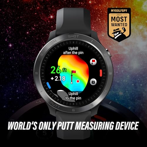 Voice Caddie T11 PRO GPS Golf Watch AMOLED Display, Green Undulation No Monthly Subscription 40k+ Preinstalled Courses w/Shot Tracking, Practice Tempo Mode, Putt View 1.3" OLED Touchscreen Plus V-A.I