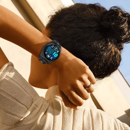 U-LIMVE Watch Band for Garmin Forerunner 965/Forerunner 955/Forerunner 945/Forerunner 935, Soft Silicone 22mm Replacement Bands