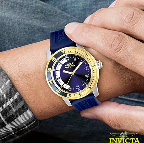 Invicta Men's 12847 Specialty Blue Dial Blue Polyurethane Watch
