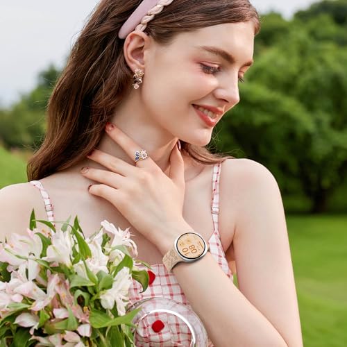 SNBLK Floral Engraved Bands Compatible with Galaxy Watch 8 Band 40mm 44mm/Galaxy Watch 8 Classic Band 46mm, 6 Pack Cute Flower Soft Silicone Sport Replacement Strap for Samsung Watch 8 Bands Women Men