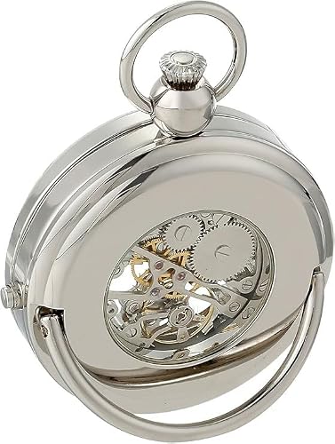 Charles Hubert 3849 Mechanical Picture Frame Pocket Watch