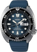 Seiko SRPF77 Automatic Watch for Men - Prospex Automatic Diver - Manta Ray Patterned Blue Dial with Day/Date, Rotating Bezel, 200m Water-Resistant