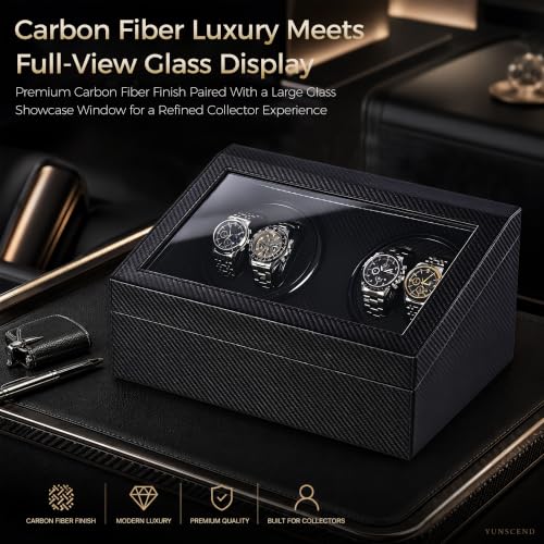 YUNSCEND Watch Winder for Automatic Watches, Automatic Watch Winder