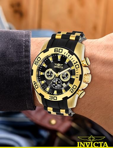 Invicta Men's 22340 Pro Diver Analog Display Quartz Black Watch