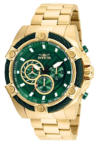 Invicta Men Bolt Quartz Watch, Gold, 25517