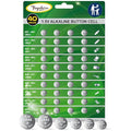 40pcs High Power Super Alkaline Button Cell astd 1.5V Watch Batteries Incl. AG1(LR621,364)*8,AG3(LR41,392)*8, AG4(LR626,377)*8,AG5(LR754, 393)*4,AG12(LR43,386)*4,AG13(LR44,357)*8 for thermometer clock