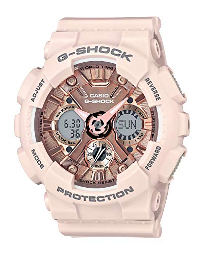 Casio Women's GMA-S120MF-4ACR G Shock Analog-Digital Display Quartz Pink Watch