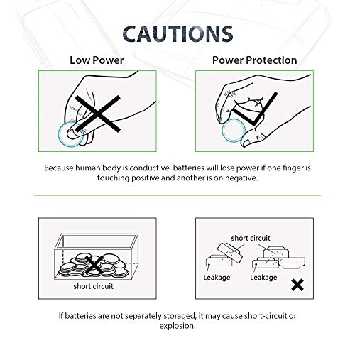 LiCB 20 Pack LR44 AG13 357 303 SR44 Battery 1.5V Button Coin Cell Batteries