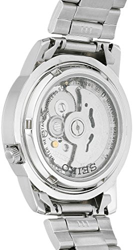 SEIKO SNKK27 Automatic Watch for Men 5-7S Collection - Blue Dial with Contrast, Day/Date Calendar, Luminous Hands, Stainless Steel Case & Bracelet