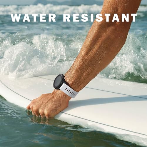GEAK Compatible with Garmin Forerunner 245/645/55 Watch Band, 20mm Sport Strap Compatible with Garmin Vivoactive 6/Vivoactive 5 Bands,Soft Wristbands for Venu/Venu SQ/Vivomove HR/Galaxy Watch 7/6/5/4