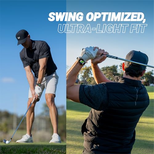 Blue Tees Golf Playmaker+ GPS Golf Watch with AMOLED Touch Screen Display | 42,000+ Preloaded Courses, Advanced Shot Tracking & Dynamic GPS Distances, Real Time Weather & Course View, IP67 Waterproof