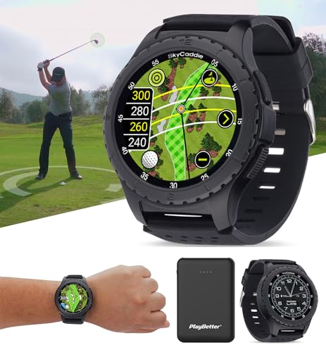 SkyCaddie LX5 Golf GPS Watch PlayBetter Power Bundle