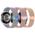YGTIECS Soft Metal Bands Compatible with Galaxy Watch 7 Band 6 5 4 FE Active 2 40mm/44mm, 20mm Stainless Steel Milanese Strap for 6 Classic/5 Pro 45mm/4 Classic, for Samsung Watch Bands Women Men