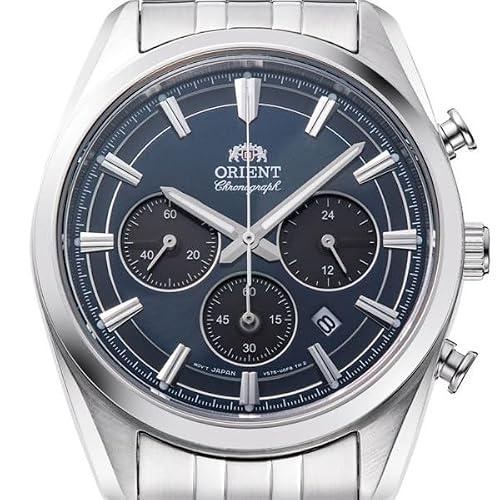 Orient Contemporary Chronograph Blue Dial Men's Watch RA-TX0303L