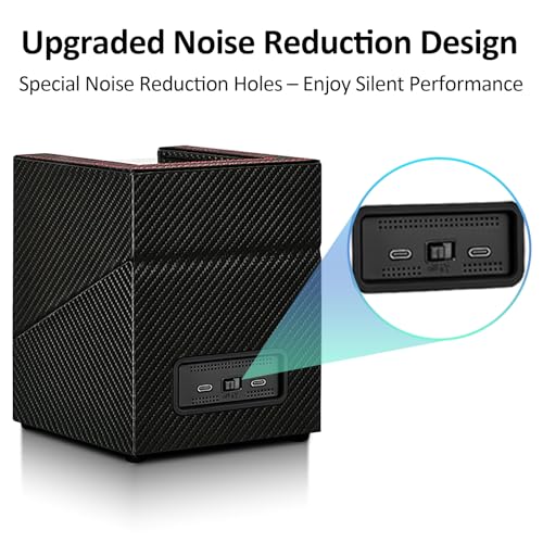 Anyasun Watch Winder for Automatic Watches,Double Watch Winder for Women's and Men's Watches with Quiet Japanese Mabuchi Motor