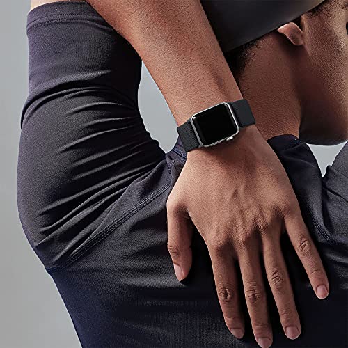 Adorve Compatible with Apple Watch Bands Ultra 3/2/1 49mm 46mm 45mm 44mm 42mm 41mm 40mm 38mm Men Women, Soft Nylon Stretchy Braided Straps Fits for iWatch Bands Series 11/10/9/8/7/6/5/4/3/2/1/SE3-1