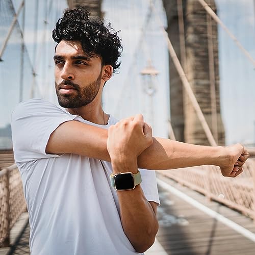 6 Pack Sport Nylon Loop Band Compatible with Apple Watch Band 38mm 40mm 41mm 42mm 44mm 45mm 46mm 49mm for Women Men, Adjustable Breathable Braided Straps for iWatch Series 11/10/9/8/7/6/5/4/3/SE/Ultra