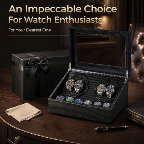 YUNSCEND Watch Winder for Automatic Watches, Automatic Watch Winder