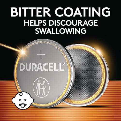 Duracell 2032 Lithium Battery, 4 Count, AirTag & Key Fob, CR2032 3V Cell