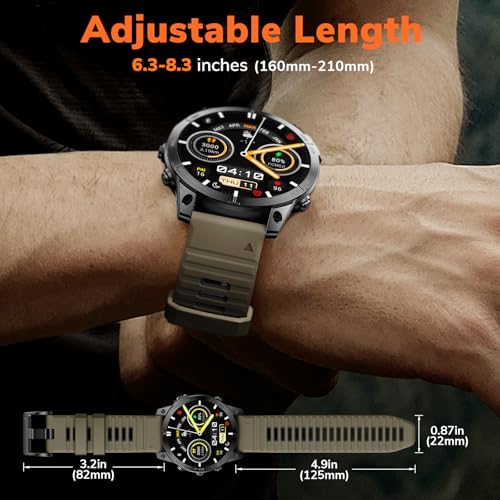Quickfit 22mm Watch Bands for Garmin Fenix 8 47mm/7/6/5, Sports Silicone Bands Compatible with Garmin Fenix 8 Pro 47mm/7 Pro/6 Pro/5 Plus/Forerunner 935/945/955/965/Approach S60/S62/Epix 2