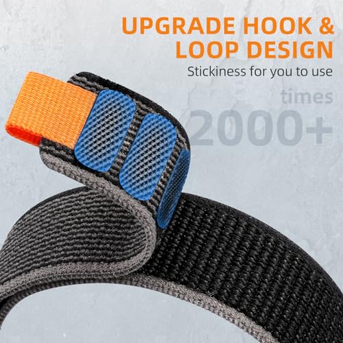 IMIVIO Compatible with Garmin Watch Band, 22mm Quickfit Nylon Replacement Sport Watch Bands Compatible with Garmin Fenix 8 & Tactix 8 AMOLED 47mm/Fenix E/7 Pro/7/6/6 Pro/5/5 Plus/Forerunner 945/965