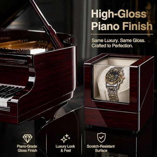 YUNSCEND Single Watch Winder for Automatic Watches, UXSYQ001Y