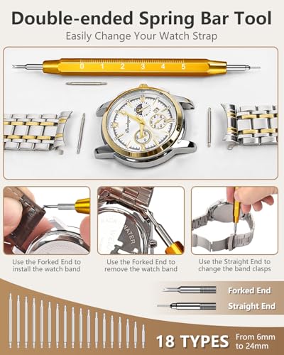 EasyTime Watch Repair Kit 149IN1: Watch Link Removal & Battery Replacement
