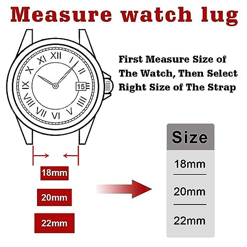 Ritche Silicone Watch Bands 18mm 20mm 22mm 24mm Quick Release Rubber Watch Bands for Men, Black / Army Green / Black, 20mm, Classic,Sport