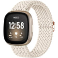 Maledan Stylish Band Compatible for Fitbit Sense/Versa 3/Fitbit Versa 4/Sense 2 Bands Women Men, Nylon Stretchy Solo Loop Sport Bracelet Replacement Bands for Sense/Versa 3/4 Smartwatch Accessories